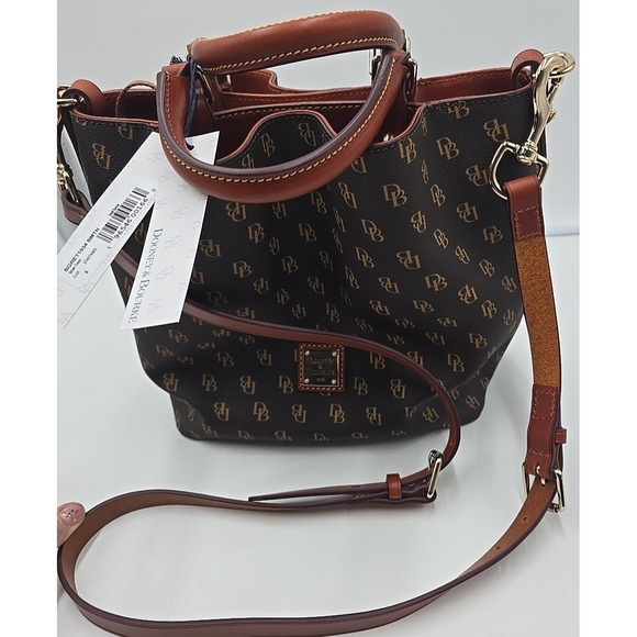 NWT Dooney & Bourke Women\'s Gretta Small Brenna Satchel Old Money Quiet Luxury